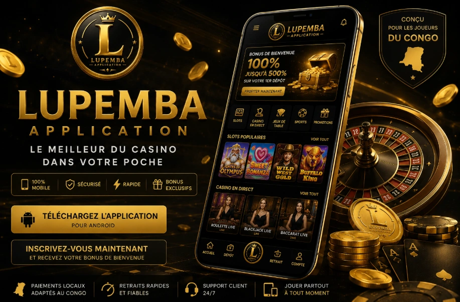 Interface mobile de Lupemba Application sur smartphone